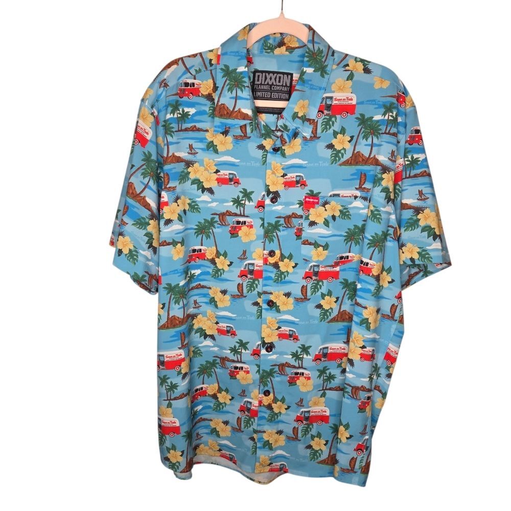 DIXXON Flannel x Snap-on Tools Limited Edition Party Shirt - Tropical Bus, XL